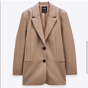 Zara faux blazer NWT